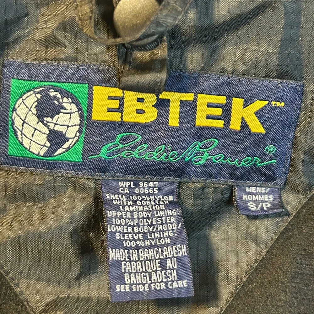 NWOT Eddie Bauer EBTEK Gore-Tex Blue Waterproof Jacket Size S/P